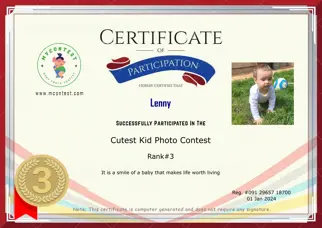 Certificate Preview