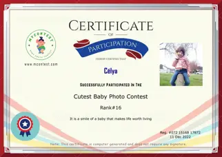 Certificate Preview