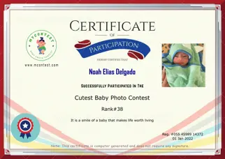 Certificate Preview