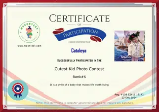 Certificate Preview