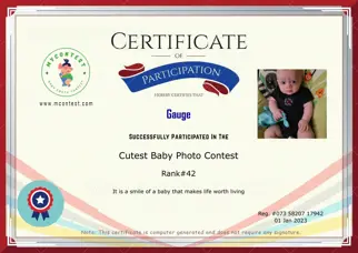 Certificate Preview
