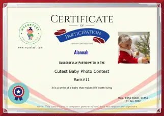 Certificate Preview