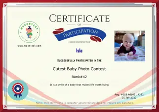 Certificate Preview