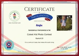 Certificate Preview