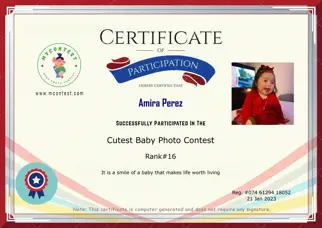 Certificate Preview