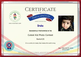 Certificate Preview