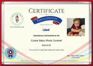 Certificate Preview