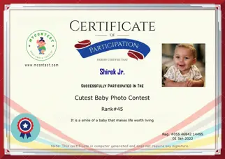 Certificate Preview