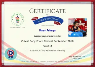 Certificate Preview