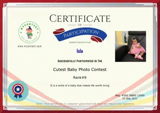 Certificate Preview