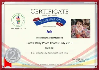 Certificate Preview