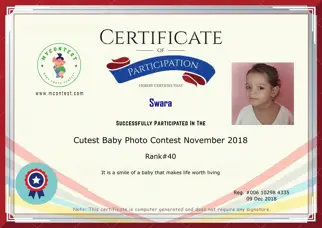 Certificate Preview