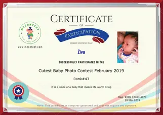 Certificate Preview