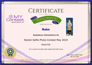 Certificate Preview
