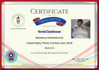 Certificate Preview