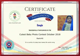 Certificate Preview