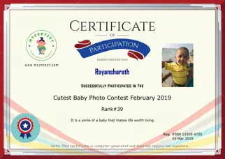 Certificate Preview