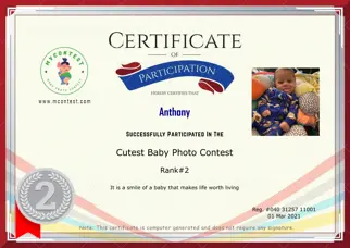 Certificate Preview