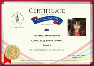 Certificate Preview