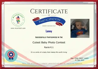 Certificate Preview