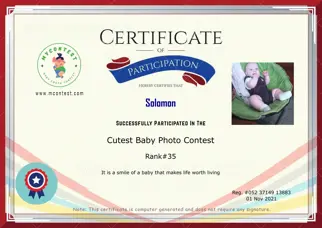 Certificate Preview