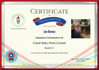 Certificate Preview