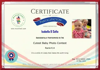Certificate Preview