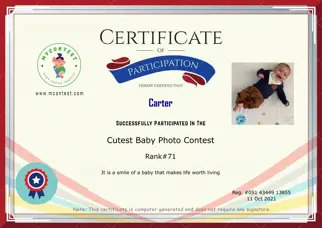 Certificate Preview