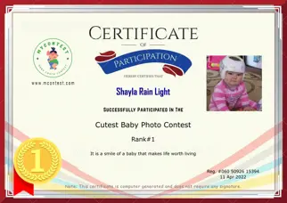 Certificate Preview