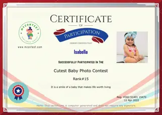 Certificate Preview