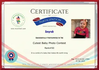 Certificate Preview
