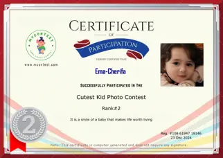 Certificate Preview