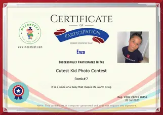 Certificate Preview