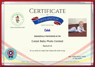 Certificate Preview