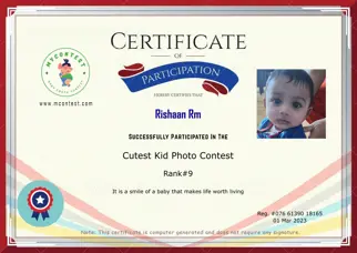 Certificate Preview
