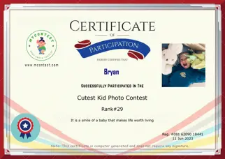 Certificate Preview