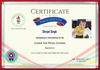 Certificate Preview