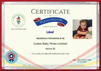 Certificate Preview
