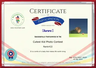 Certificate Preview