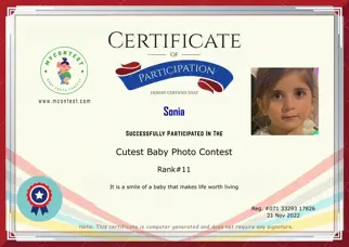 Certificate Preview