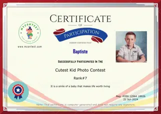 Certificate Preview