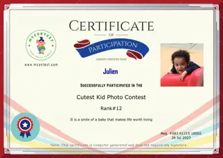 Certificate Preview