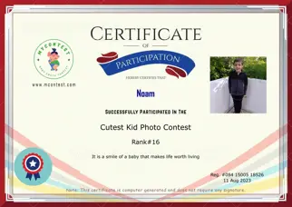Certificate Preview