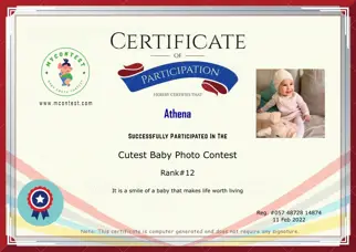 Certificate Preview