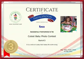 Certificate Preview