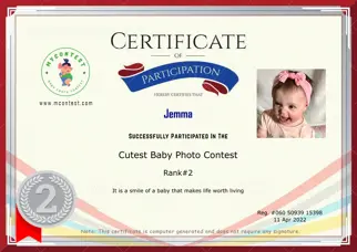 Certificate Preview
