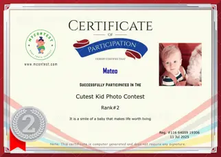 Certificate Preview