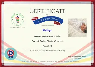 Certificate Preview