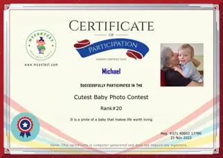 Certificate Preview