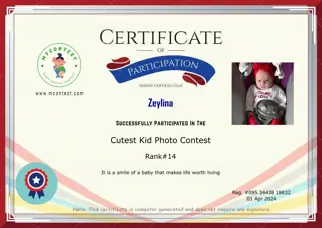 Certificate Preview